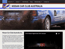 Tablet Screenshot of nissancarclub.org.au